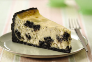Americans love Oreos. Click the image for an Oreo cheesecake recipe
