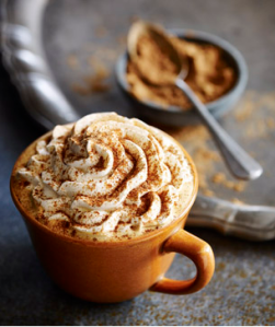 Starbucks Pumpkin Spice Chai Latte (taken from starbucks.com)
