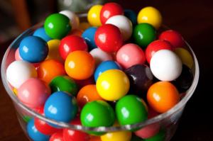 Candy is not bad. It is simply a food vehicle of lots of carbohydrates. 